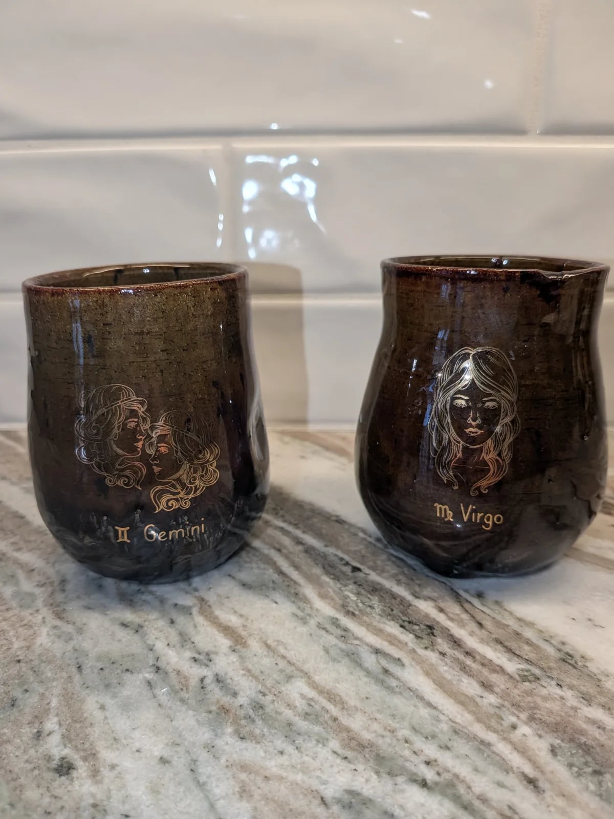 gemini and virgo wine tumblers